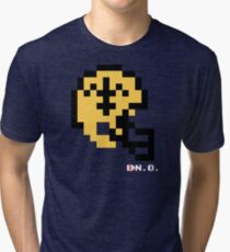 NO Helmet - Tecmo Bowl Shirt Tri-blend T-Shirt