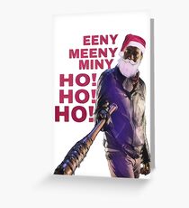 Negan Santa Claus Greeting Card
