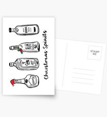 Christmas spirits Postcards