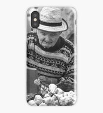 Garlic seller. iPhone Case