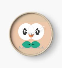 Rowlet Pokémon Clock