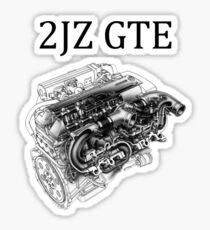 2JZ GTE Toyota Supra Sticker