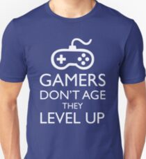 Gamers Don't Age They Level Up Unisex T-Shirt