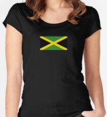 Jamaican Flag - Jamaica T-Shirt Women's Fitted Scoop T-Shirt
