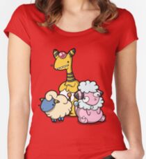 Electric sheep Women's Fitted Scoop T-Shirt