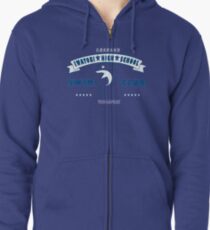 Free! Iwatobi Swim Club Shirt (Haruka, Vice-Captain) light blue Zipped Hoodie
