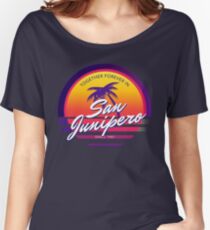 San Junipero Black Mirror Together Forever Women's Relaxed Fit T-Shirt