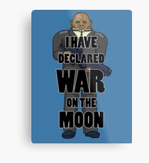 War on the Moon Metal Print