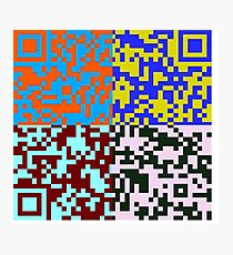 QR Code Nightmare Photographic Print
