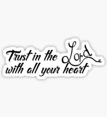 Trust in the Lord Sticker