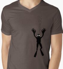 OK DIVER Men's V-Neck T-Shirt