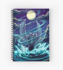 Lugia "Lord of the Sea" Pokémon Silver and Gold Spiral Notebook