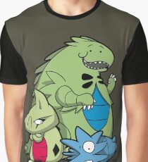Terrific Tyrannic Dinosaurs Graphic T-Shirt