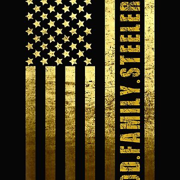 American Flag God Family Steeler Military Veteran' Men's Premium T-Shirt