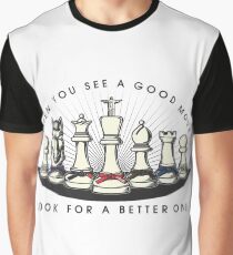 Martial Arts Chess Pieces Graphic T-Shirt