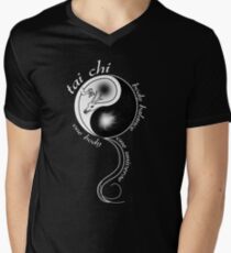 Tai Chi Body Balance for dark shirts Men's V-Neck T-Shirt