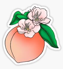 Georgia Peach Sticker