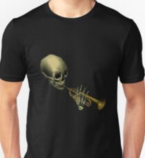 Spooky Skeltal Trumpet Unisex T-Shirt