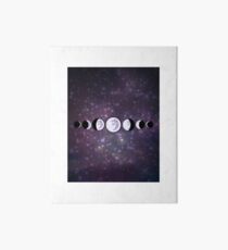 Moon Phases Galaxy Art Board