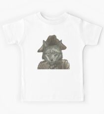 Wolf Face Kids Tee