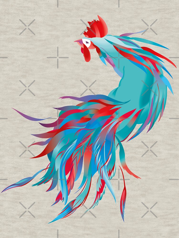 Blue Rooster by rusanovska