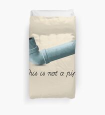Ceci n'est pas une pipe Duvet Cover