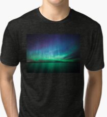 Beautiful northern lights Tri-blend T-Shirt