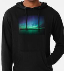 Schöne Nordlichter Leichter Hoodie