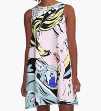 Ertrinke Alice A-Linien Kleid