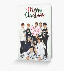 BTS Weihnachtskarte Grußkarte