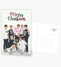 BTS Christmas Card Postcards