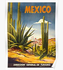 Weinleseplakat - Mexiko Poster