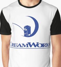Dreamworks Logo Creamworks Parody Graphic T-Shirt