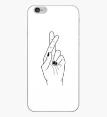 Troye Sivan Crossed Fingers (Troye's Hand) iPhone Case