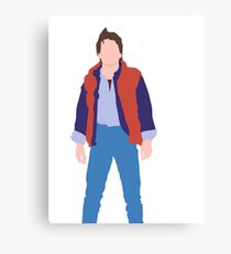 Minimalistic Marty McFly Canvas Print