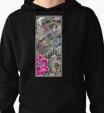 Samurai and Dragon Pullover Hoodie