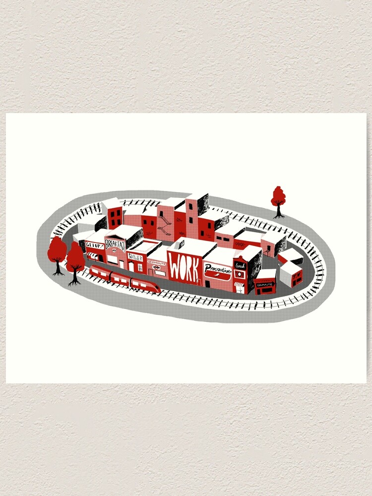 Alternate view of Daily Duties Art Print