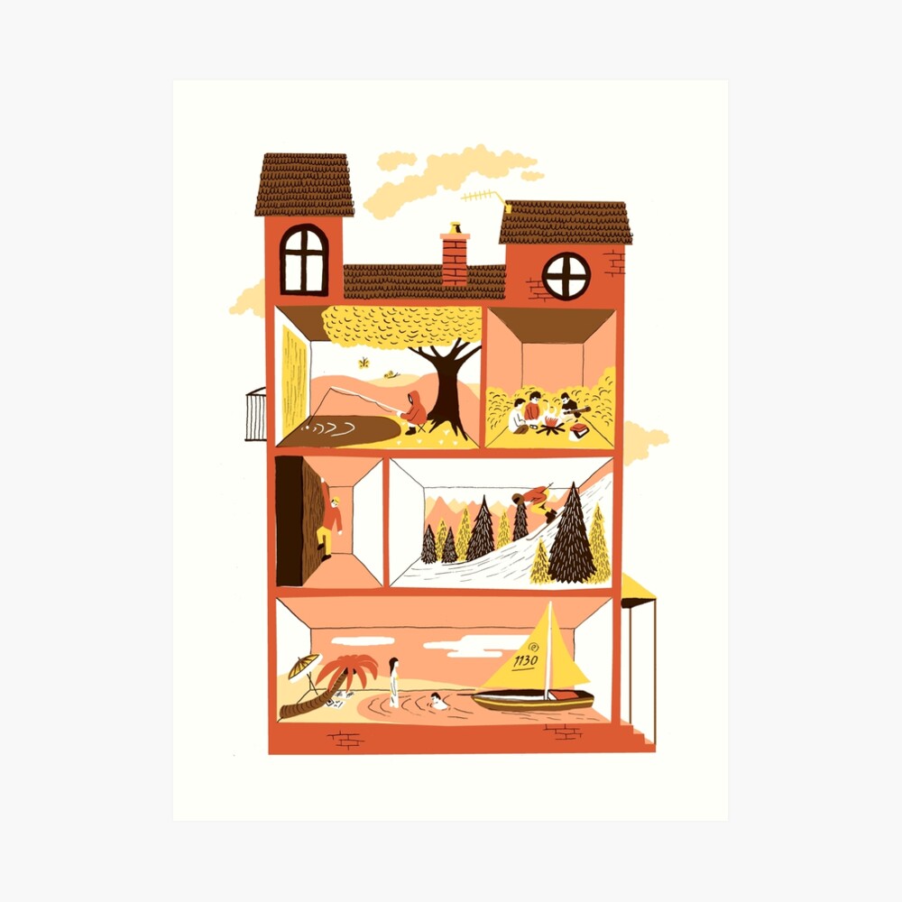 Staycation Art Print