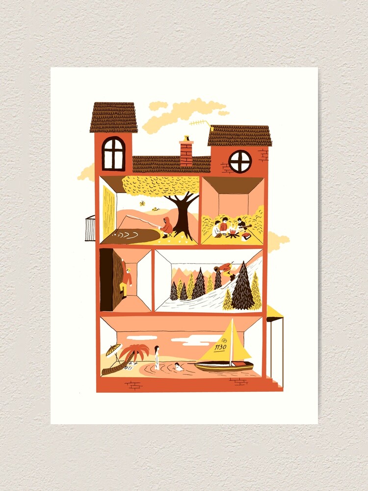 Alternate view of Staycation Art Print