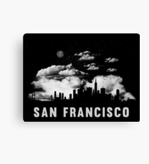 San Francisco California Skyline Cityscape Canvas Print