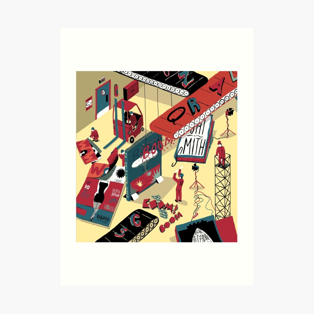 Building a Book Art Print