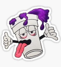 Leaned Out Double Cup Sticker