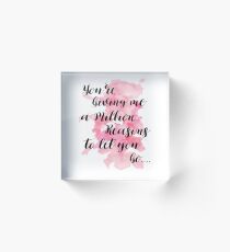 LADY GAGA - MILLION REASONS Acrylic Block