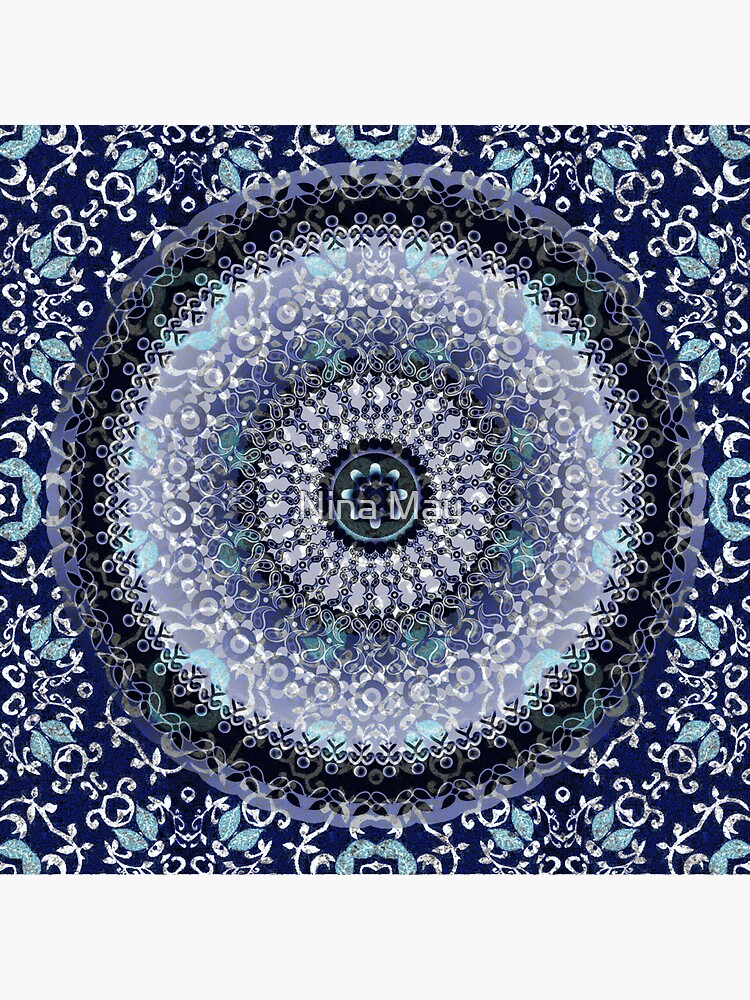 Vine Leaf Boho Mandala by ninabmay