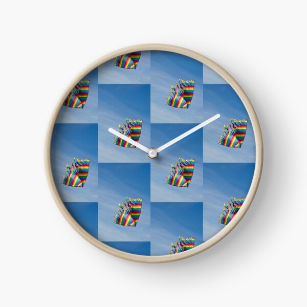 Let's go fly a kite Clock