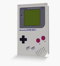 Nintendo Gameboy Greeting Card