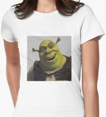 Shrek Movie Script Women's Fitted T-Shirt