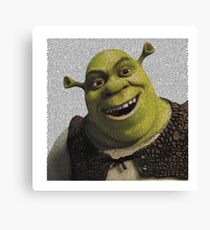 Shrek Movie Script Canvas Print