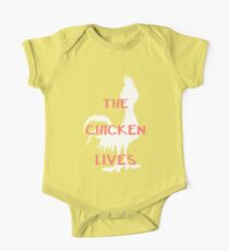 Body de manga corta The Chicken Lives