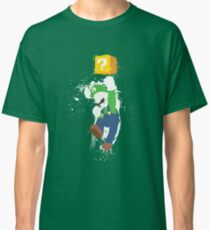Luigi Paint Splatter Shirt Classic T-Shirt